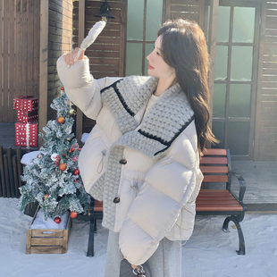 现货 重工 毛线拼接羽绒服297 P315 90绒 1964 K458 首发新款