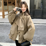 【新款】90绒现货围脖韩系羽绒服外套297-1951-P265-K398，女装短外套，艾艾淮淮