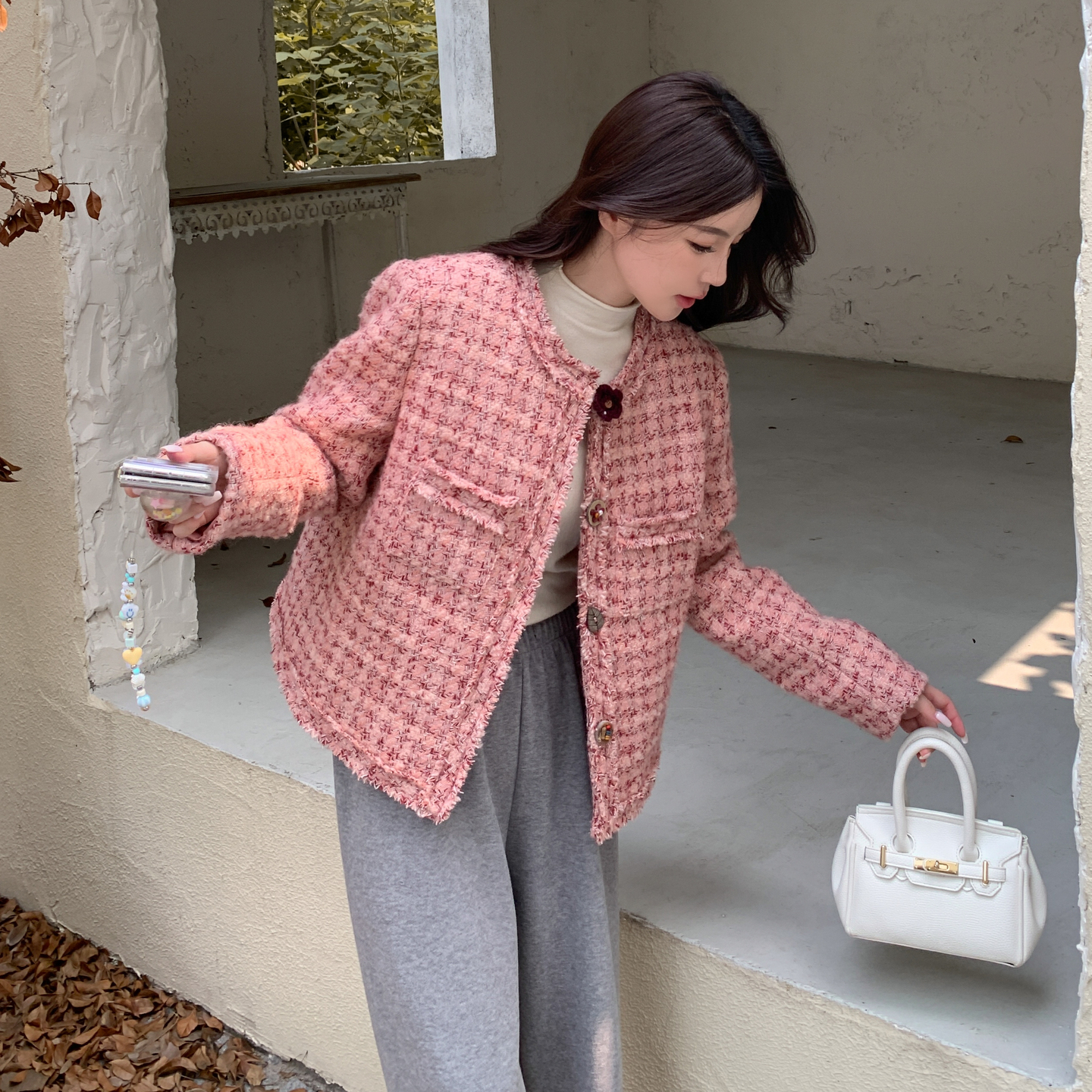 【新款】90绒现货格纹小香风羽绒服297-1848-P245-368,女装套装/套裙,艾艾淮淮 【新款】90绒现货格纹小香风羽绒服297-1848-P245-368,女装套装/套裙,艾艾淮淮