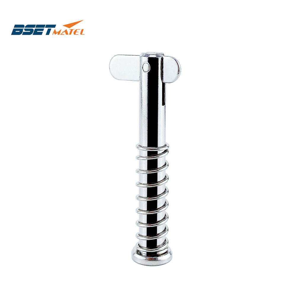 316不锈钢弹簧安全保险快装平头