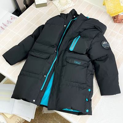 鸭家儿童厚羽绒服中大童外套2025