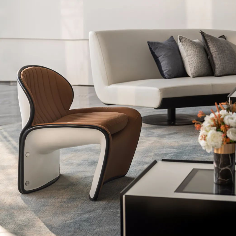 莲花躺椅玻璃钢沙发椅