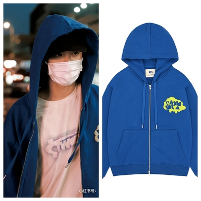 黄明昊同款ept卫衣连帽衫