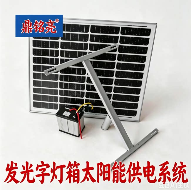 发光字供电系统 灯箱供电系统 标识标牌供电系统  太阳能供电系统