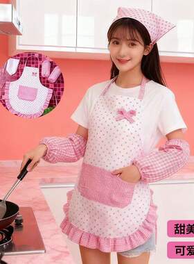 甜美可爱日系软妹lolita女仆围裙