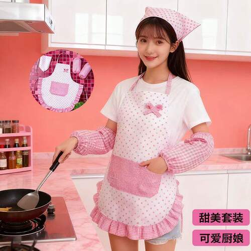 甜美可爱日系软妹lolita女仆围裙