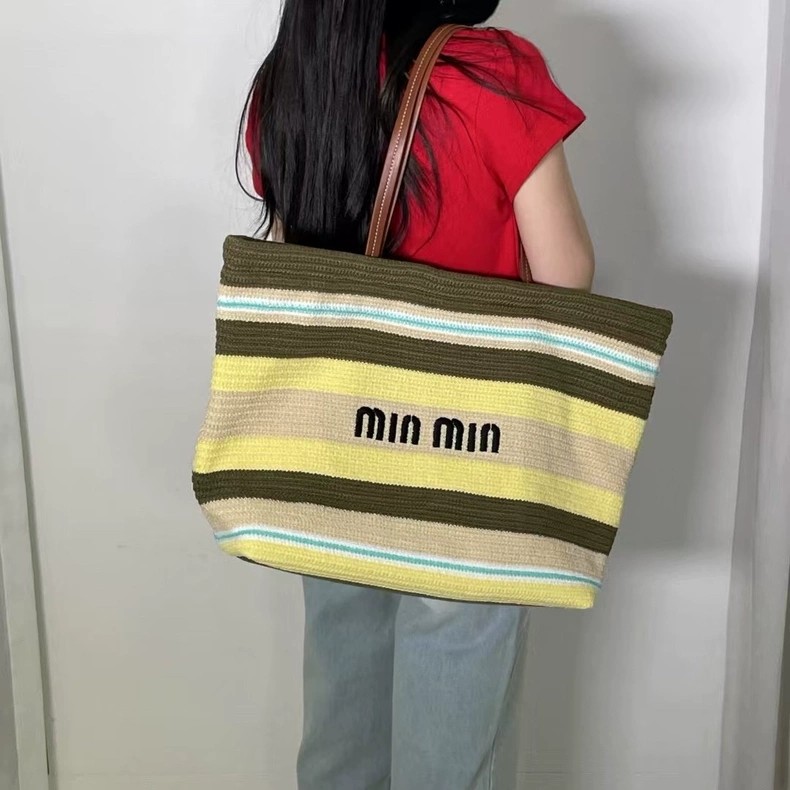 2025新款时尚百搭大容量托特包女高级感单肩手提毛线布腋下女包,箱包皮具/热销女包/男包,托特包,淘宝优惠券,粉丝福利购,淘宝优惠卷