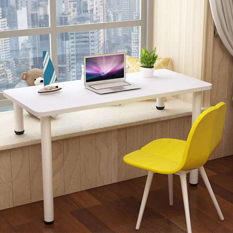 阳台书桌长学习写字桌高低脚飘窗电脑桌板台架窗台桌面生态板定制