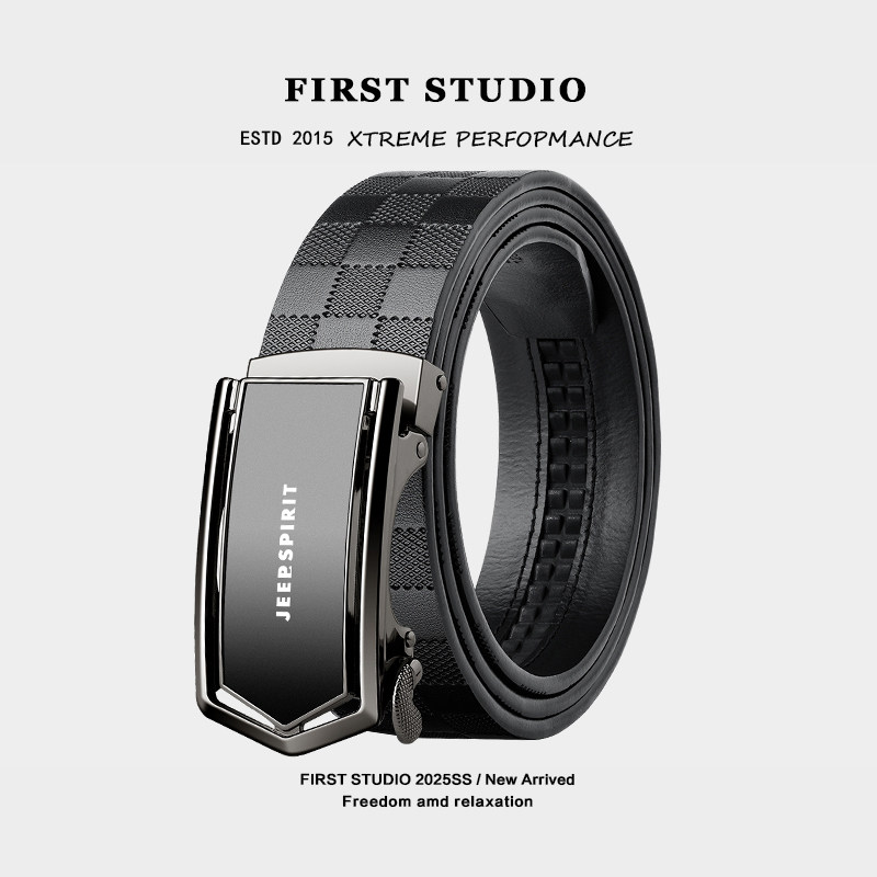 男士皮带JEEPSPIRIT头层牛皮男
