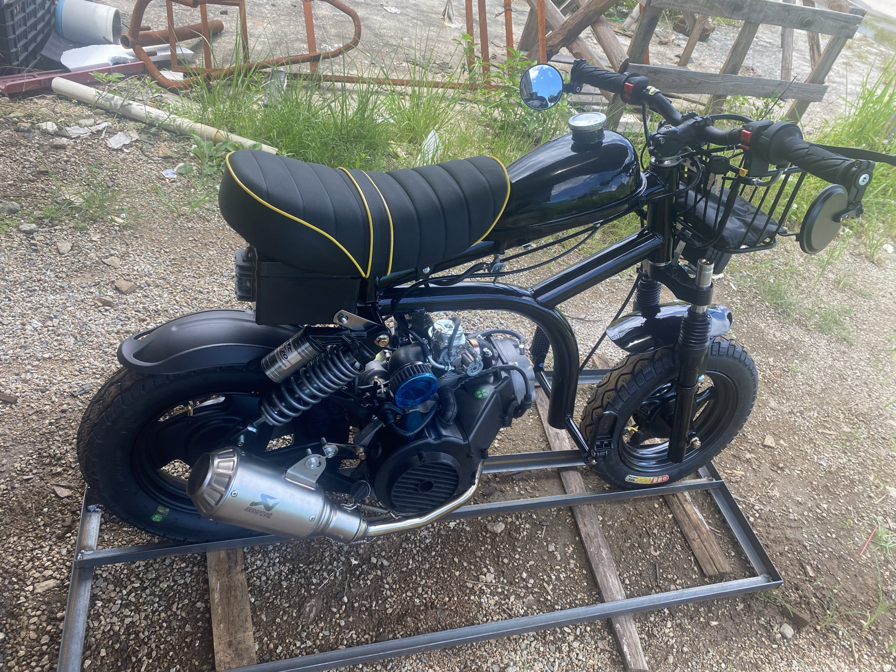 小坦克摩托车迷你机车125cc四冲程摩托车网红男女通用机车