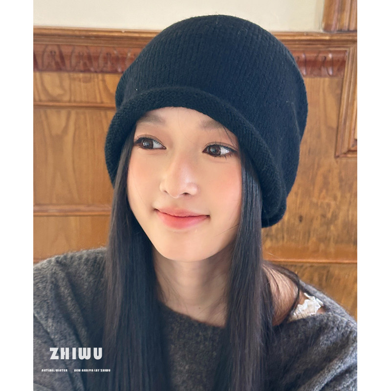 ZHIWU~韩剧女主角~冬季百搭慵懒休闲针织帽女保暖护耳毛线帽冷帽,服饰配件/皮带/帽子/围巾,帽子,淘宝优惠券,粉丝福利购,淘宝优惠卷