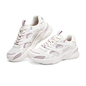 Skechers斯凯奇女老爹鞋新款网面透气拼接休闲运动鞋舒适117354