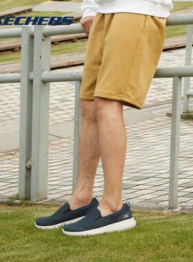 Skechers斯凯奇男鞋健步鞋缓震透气休闲运动鞋一脚蹬懒人鞋216010