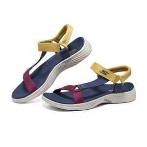 Skechers斯凯奇女鞋2023夏季新款轻量缓震休闲沙滩鞋凉鞋141371