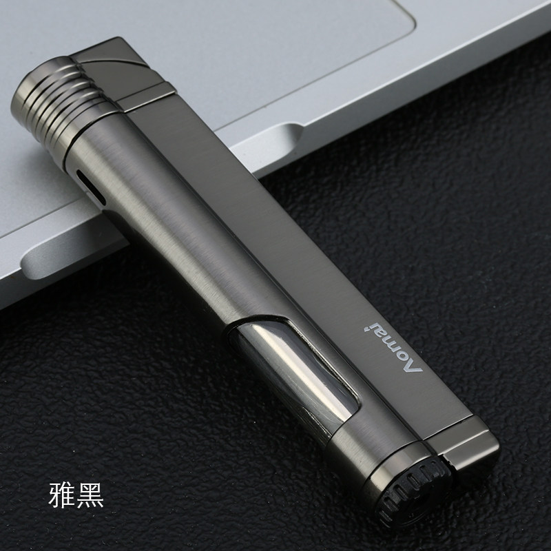 奥麦钨丝防风打火机气体薄款小巧迷你个性创意金属电子生日礼品