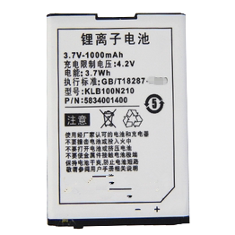 zol 适用康佳V60S电池 D286 V66 V905 V907 手机电池 KLB100N210电板