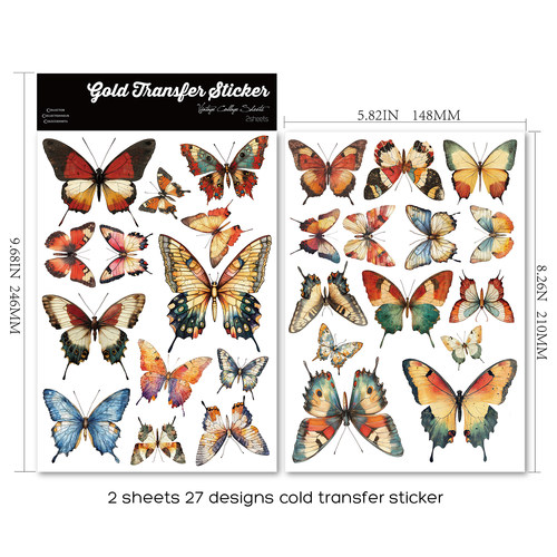 兔子家防水多用途水晶手账贴纸