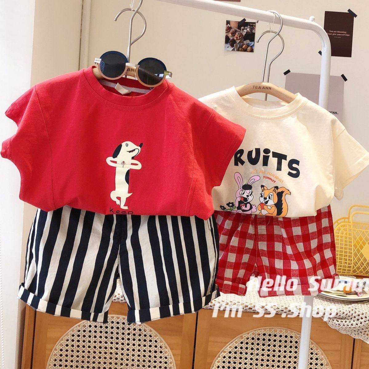 中大童夏装2025新款夏天童装男童纯棉T恤女童半袖上衣宝宝短袖衫,童装/婴儿装/亲子装,T恤,淘宝优惠券,粉丝福利购,淘宝优惠卷