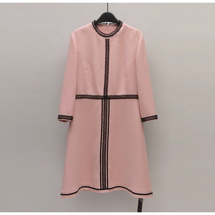 蕾丝花连七分袖 3560春时尚 连衣裙 折扣专柜正品 米欧N高端大牌女装