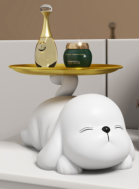 可爱狗玄关钥匙收纳摆件