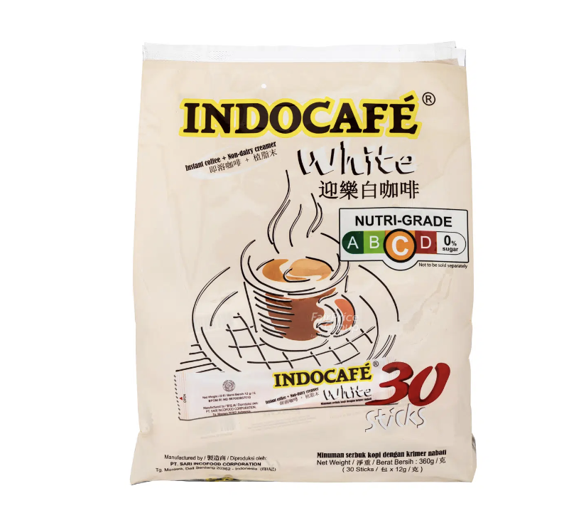 INDOCAFE迎乐印尼白咖啡无蔗糖，新加坡代购进口-封面