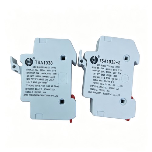 西安中熔TSA1038底座-800VAC1000VDC30A-10*38mm熔断器保险丝底座