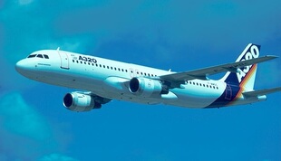 A320遥控轻木遥控电动固定翼像真运输客飞机纸质航模制作图纸