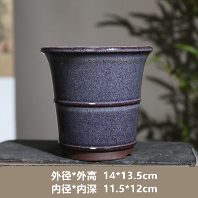 紫砂花盆陶瓷盆景盆觅陶乡