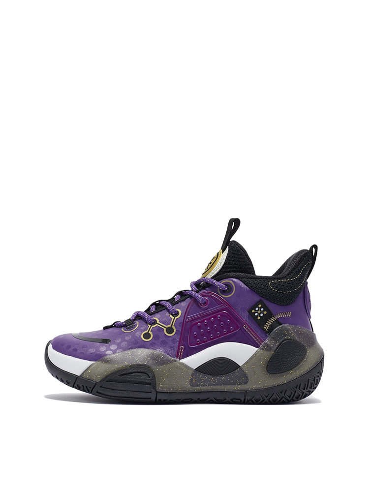 李宁正品新款大童韦德全城9减震回弹耐磨舒适时尚篮球鞋ykbr076