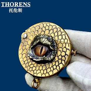 瑞士经典复刻怀表托伦斯煤油打火机老式火机手雕焊接贴章机怀旧