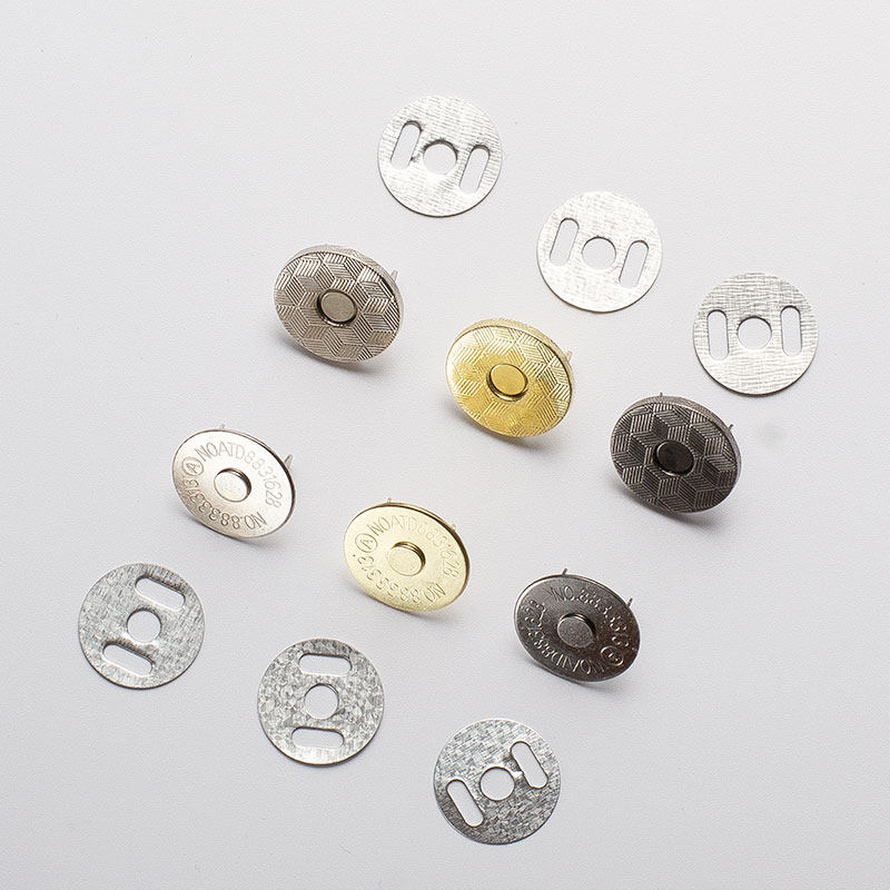 免缝超薄箱包纽扣包包暗扣磁扣