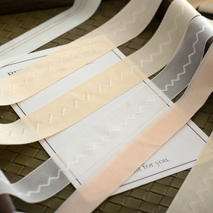 宽2.5cm肉色亲肤柔软弹力蕾丝松紧花边 内衣发饰辅料 DIY手工服装