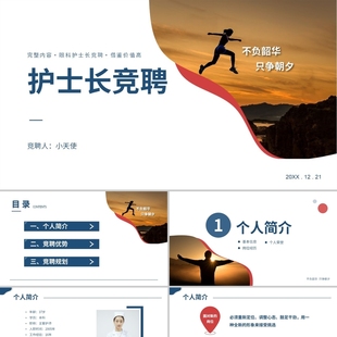PPT代制作医护护士长护理岗位医院竞聘演讲PPT模板