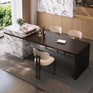 导台可伸缩一体厨房家用中岛台 设计师款 简桌意式 岛台餐桌2025新款