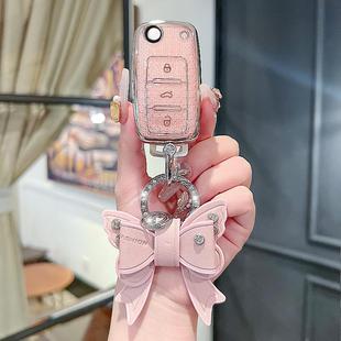 适用大众帕萨特钥匙套迈腾b8车330豪华cc壳24扣2025高级380龙腾版