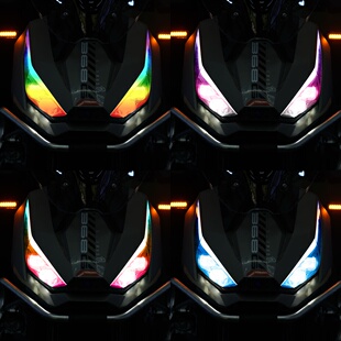 适用于24-26款升仕368G炫彩大灯贴膜防水高清仪表膜贴纸改装配件