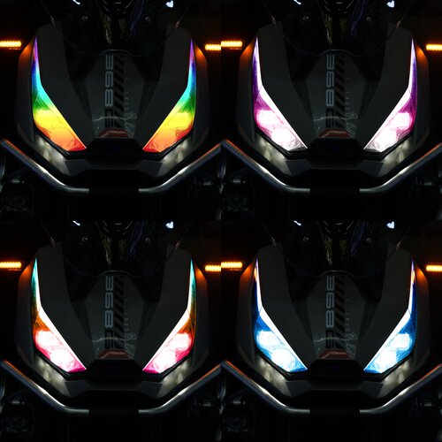 【爆款推荐】368G炫彩大灯膜改装