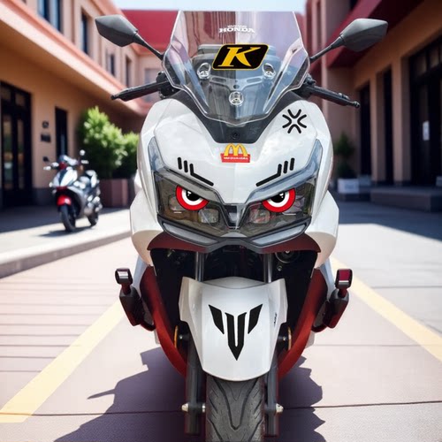 适用五羊本田NWT150车头拉花改装