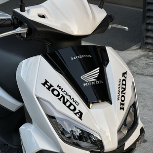 适用于五羊本田NPF125车头拉花摩托车油箱改装反光贴纸轮毂圈配件
