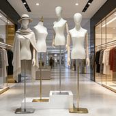 店用模特道具 模特展示架女模特全身衣架半身模特服装 厂家直发