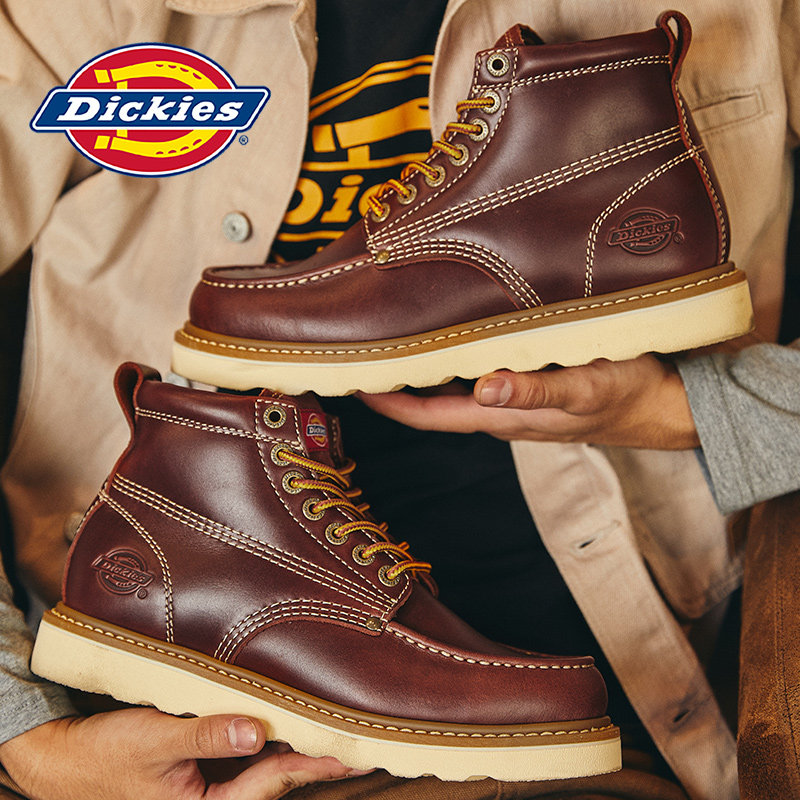 Dickies马丁靴男款高帮男鞋春季男士春季春秋棉鞋雪地靴工装靴子