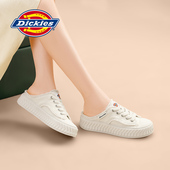 2026冬季 新款 半拖帆布鞋 Dickies女鞋 女厚底懒人一脚蹬百搭休闲鞋