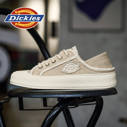 Dickies帆布鞋男款一脚蹬懒人鞋