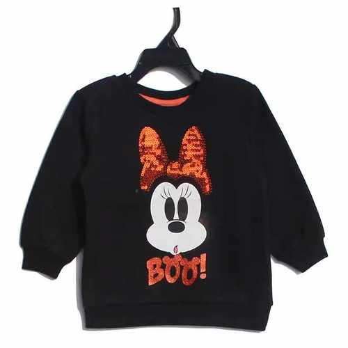 亮片薄绒圆领瑕疵米妮衣服primar