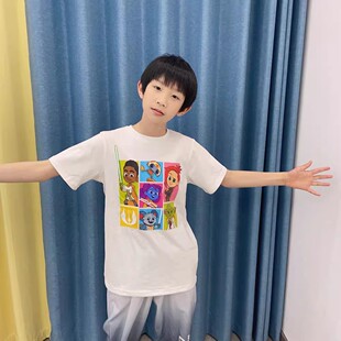 兄妹装一大一小星球大战服装男童短袖t恤2025新款帅气男孩上衣