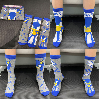 男童中筒袜儿童袜子秋男孩袜子