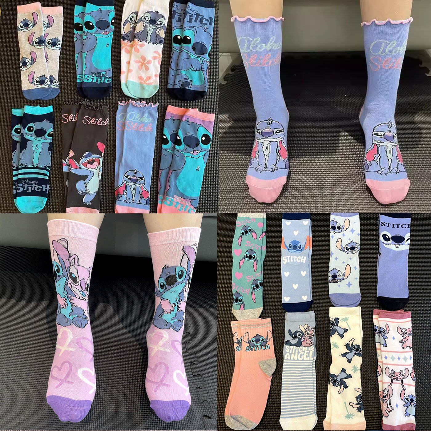 女童袜子秋冬中筒儿童袜