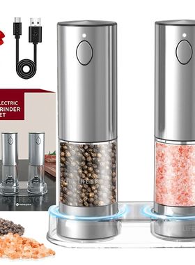 Electric Pepper Grinder Stainless Steel Salt And Pepper Grin