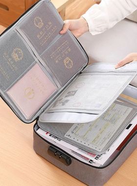 Document Storage Bag Organizer Women Travel File Container B