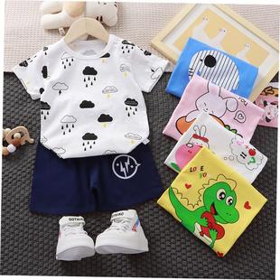 Summer Infant Newborn Baby Boy Clothes Children Clothing Set